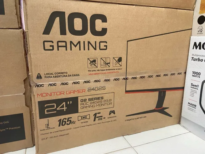 Monitor AOC Gamer 165Hz 24 Polegadas.