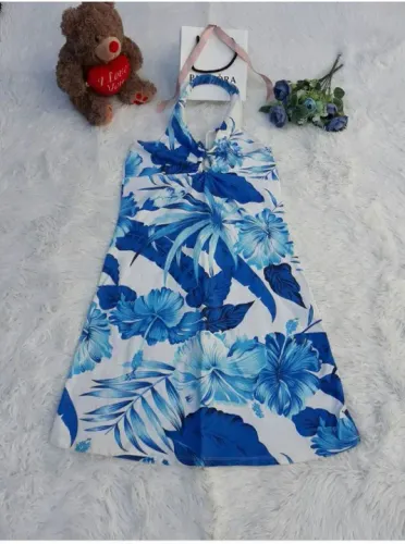 Vestido Azul Verão