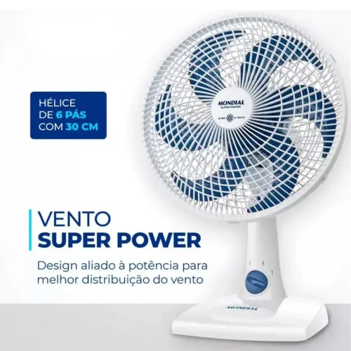 Ventilador de mesa 30cm 