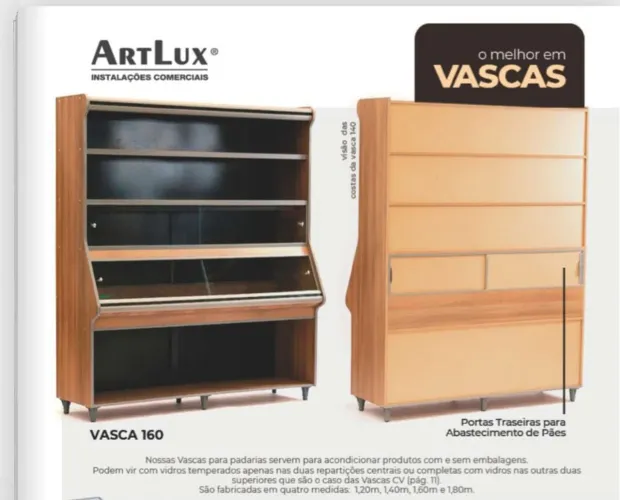 vasca para pães nova