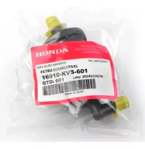 Filtro Do Combustível Titan150 Bico Grosso 90° Honda 16910-KVS-601