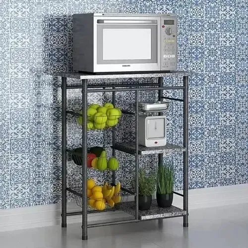 Fruteira Tubular Média 3 Cestos Tampo Pedra. São Produtos Novos Direto da Fábrica.