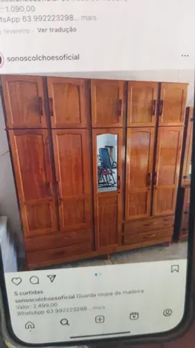 GUARDA ROUPA NOVO EM MADEIRA ALTO PADRÃO