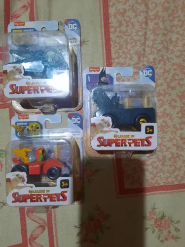 CADA UM!!!  Carrinhos Liga da Justiça Super Pets - Fisher Price