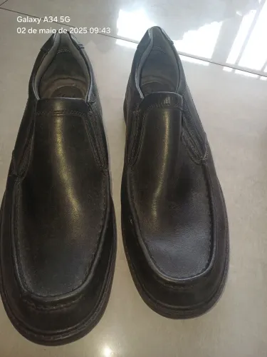 Sapato Masculino Couro Preto Clarks 45