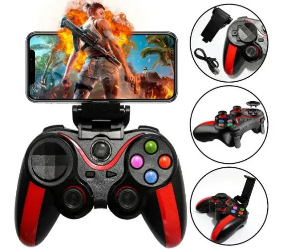 Controle Bluetooth Joystick P/ Celular Android Ios Gamer Gamepad