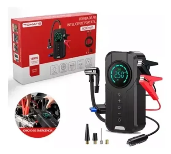 BOMBA DE AR INTELIGENTE PORTÁTIL TOMATE MXB-D001