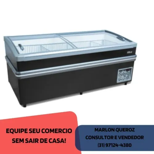Ilha de Congelados Polar 2,00M Plus 220v