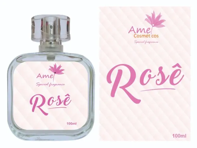 Perfume Rosê Ame Cosméticos 100ml
