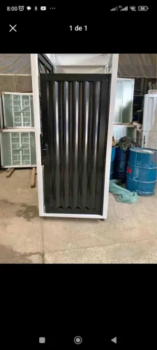 Portão Social Búzios ou Branco ou com grade pronta entrega 
