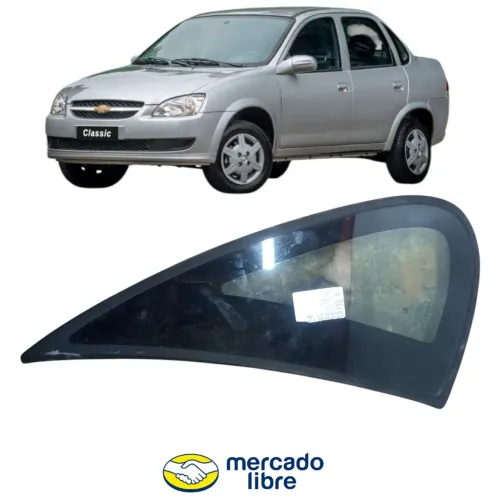 Vidro Fixo Traseiro Esquerdo Corsa Classic 2010 2011 Sedan