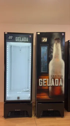 Cervejeira porta cega com visor - METALFRIO - pronta entrega