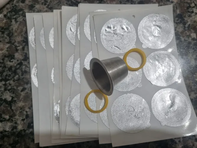 Kit de Cápsula Reutilizável + Selos Nespressso