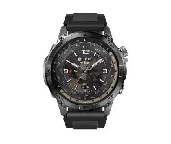 Smartwatch Zeblaze Stratos 2 Plus Gps Baromêtro Bússola Caixa Preta