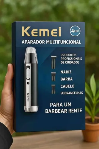 Aparador Masculino Kemei 4 em 1 - Novo, Pronta Entrega