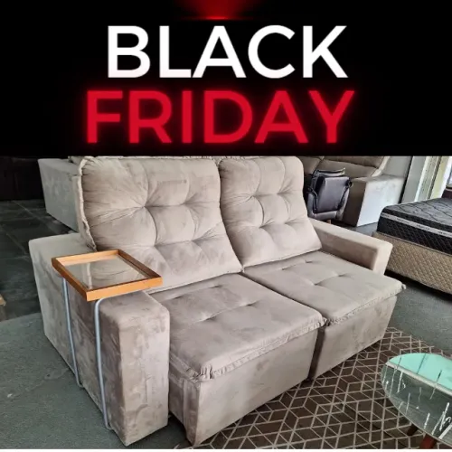 sofa retratil veludo soft
