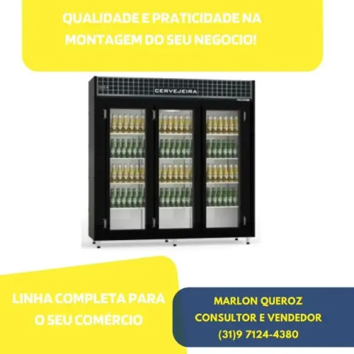 Cervejeira 3 Portas Polo Frio 220v Nova
