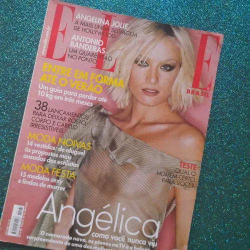 Angélica Revista Elle Brasil - Edição Especial com Angelina Jolie
