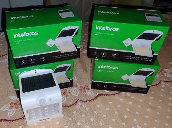 Kit Arandela solar integrada INTELBRAS ASI 220