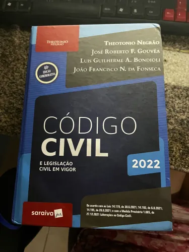 Theotonio Negrao - CÓDIGO CIVIL E PROCESSO CIVIL