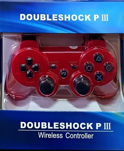 Controle para ps3 totalmente compatível - vermelho