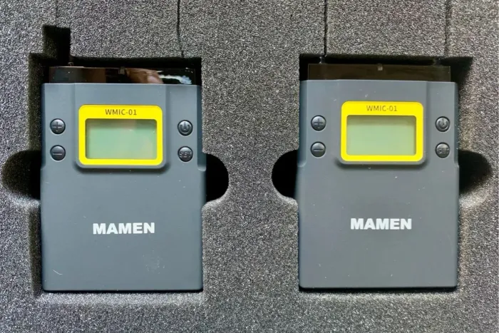 Par de Microfones Sem Fio MAMEN WMIC-01 - usados 