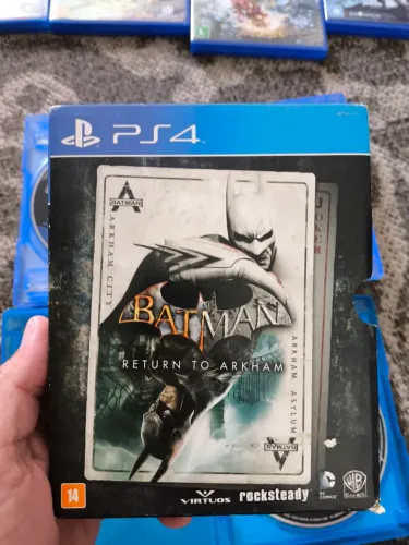 Pack Jogo Batman PS4 - Item de colecionador