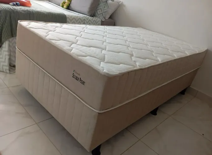 Cama Box Casal Molas Ensacadas - Conforto e Qualidade