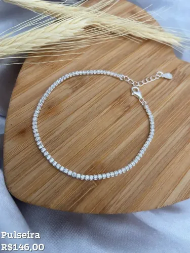 PULSEIRA RIVIERA (PRATA 925) REGULADOR DE PULSO