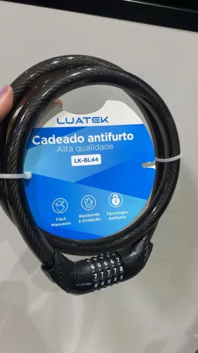 Trava Cadeado Anti Furto -Corrente Senha -Alta Segurança Loja Coimbra Computadores Entrega