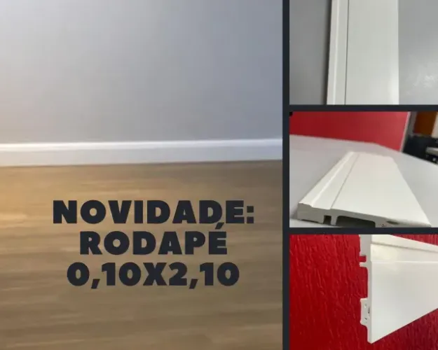 rodapé de pvc expandido