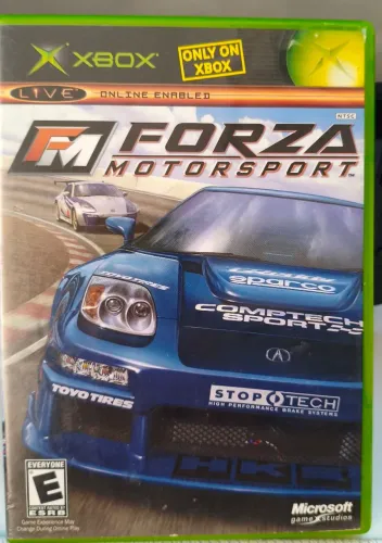 JOGO XBOX CLÁSSICO FORZA MOTORSPORT ORIGINAL AMERICANO 