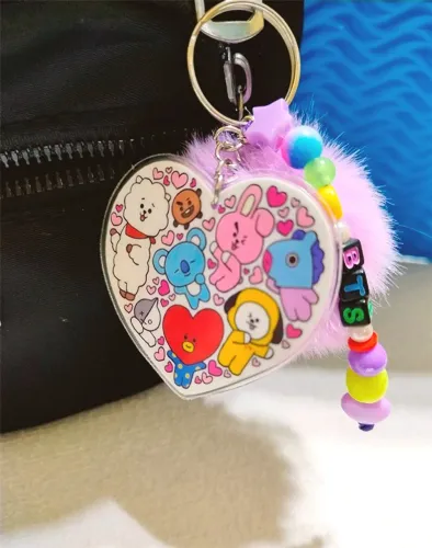 Chaveiro Pompom BTS