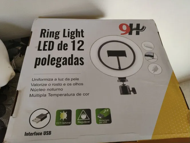 Ring light ledde 12 polegadas