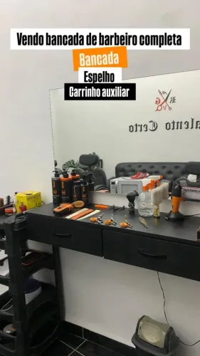  carrinho para salão ou Barberia 