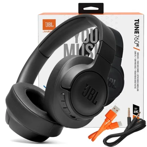 Fone de Ouvido JBL Tune 760NC - Sem Fio 