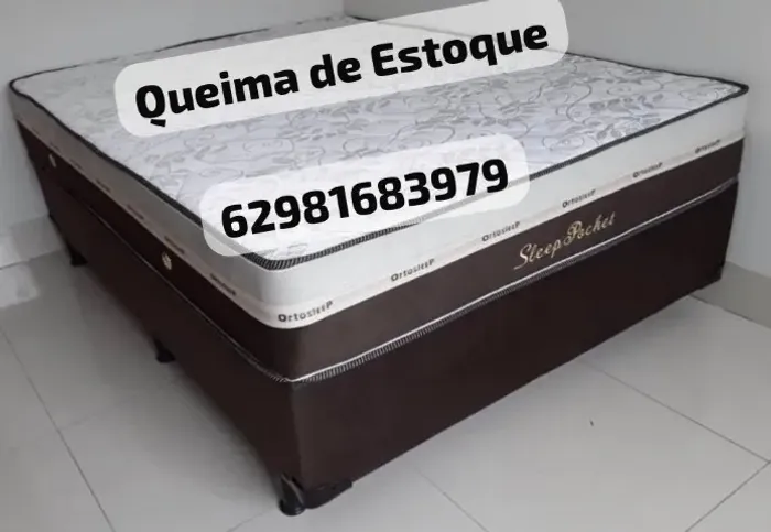 Cama box suporte novo colchão