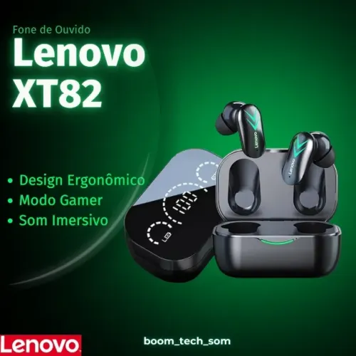 Fone Sem Fio Lenovo XT82 Bluetooth | Garantia | Modo Gamer | Pronta Entrega