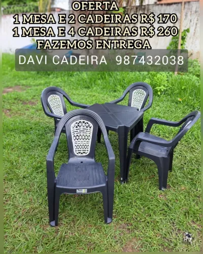 MESA & CADEIRAS MD 4F TT AMZ ENTREGO HOJE HJ IMEDIATO CN