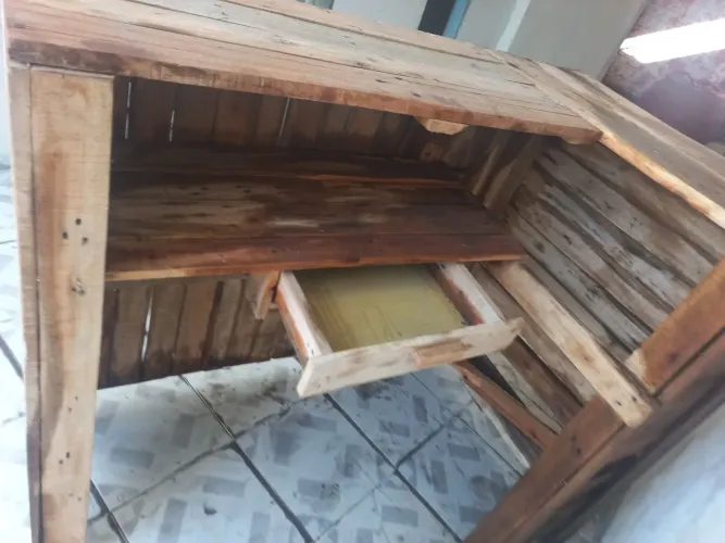 Venda de balcão de paletes 