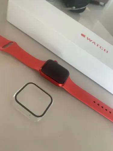 Apple Watch Series 6 Vermelho 40mm aceito cartão.