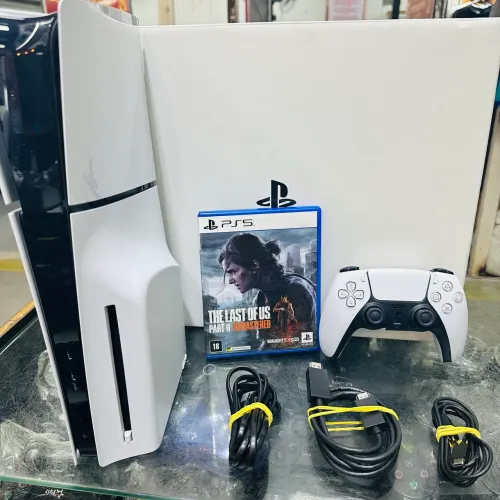 PlayStation 5 | PS5 Slim com leitor e jogos | 1 ano garantia 