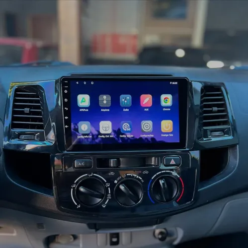 Central Multimídia Toyota hillux sw4 9 polegadas Completa para Carro - Android