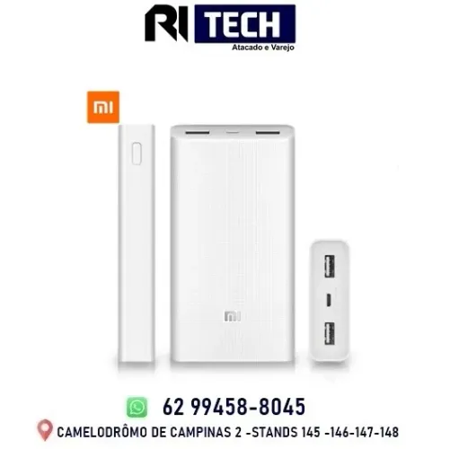 Carregador Portátil Powerbank Xiaomi 20.000mAh 18w Original