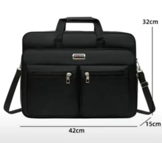 Bolsa Pasta Masculina para Notebook com grande capacidade