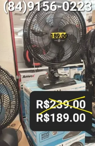 Ventilador de Mesa Mondial 40cm Novo