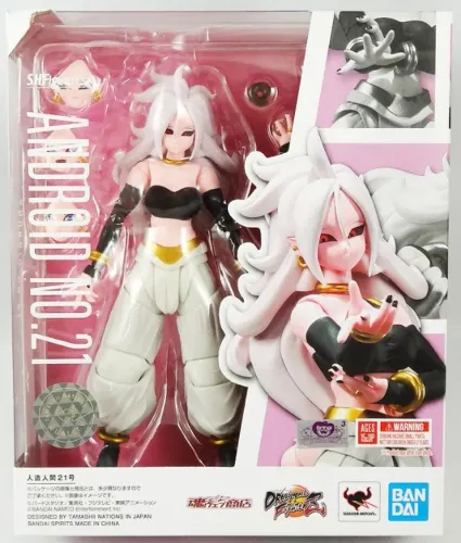 S.H.Figuarts Dragon Ball FighterZ Android 21 Bandai Edição Limitada!