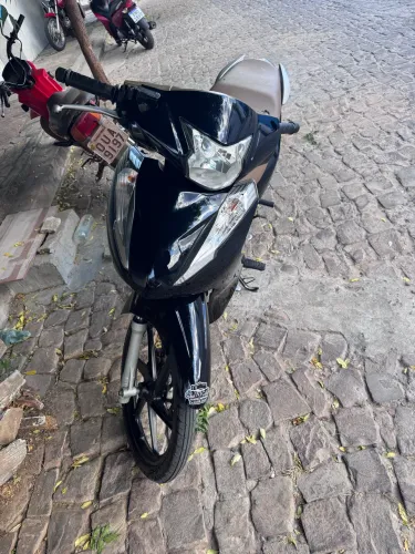 Biz 125 Extra das extras Preto Azulado 