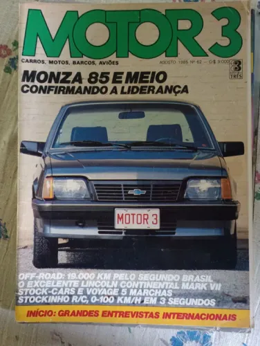 Revista Motor 3 Monza 85