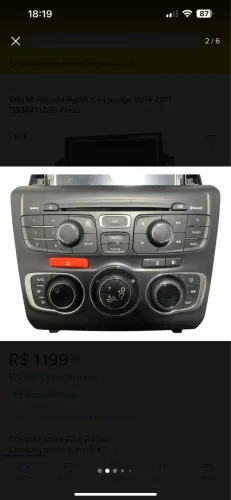 Multimídia c4 lounge serve para Peugeot 